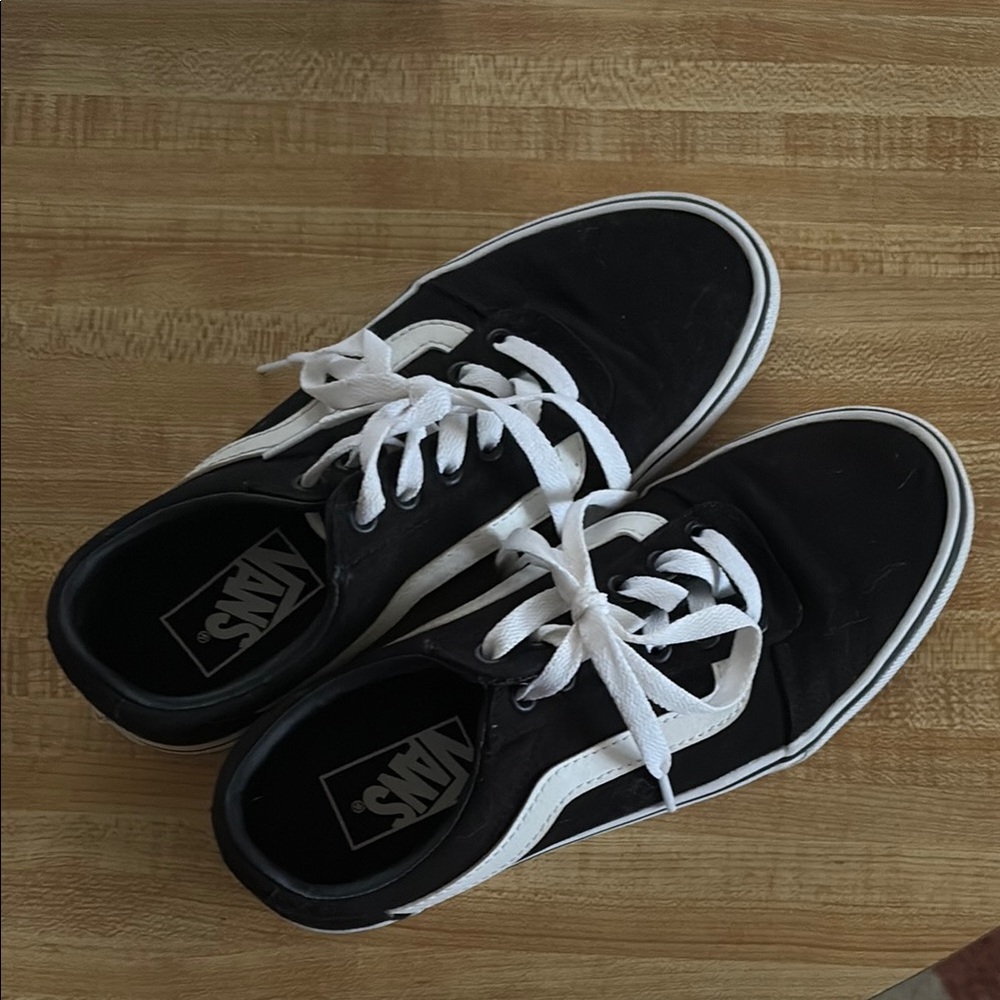 Vans Black and White Women's Sneakers
